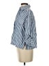 Max Studio Stripes Blue 3/4 Sleeve Blouse Size XS - photo 5
