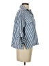 Max Studio Stripes Blue 3/4 Sleeve Blouse Size XS - photo 4