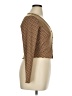 Elodie Brown Long Sleeve Blouse Size XL - photo 4