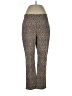 Chico's Animal Print Brown Casual Pants Size L - photo 1