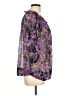 Alfani 100% Polyester Purple 3/4 Sleeve Blouse Size 12 - photo 4