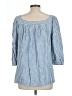 Universal Thread Blue 3/4 Sleeve Blouse Size L - photo 2