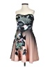 Bebe Tropical Pink Cocktail Dress Size XS - photo 1