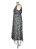 Style&Co 100% Nylon Paisley Silver Cocktail Dress Size L - photo 5