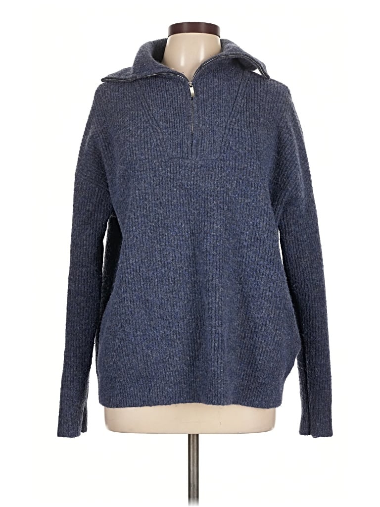 Pre-owned Sage The Label Pullover Sweater In Blue