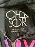 Chaser Graphic Black Zip Up Hoodie Size 8 - photo 3