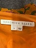 Veronica Beard 100% Silk Orange Sleeveless Silk Top Size 14 - photo 7