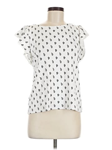 Ann Taylor Short Sleeve Blouse (view 1)