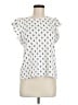 Ann Taylor White Short Sleeve Blouse Size M (petite) - photo 1