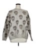 Bobeau Print Gray Pullover Sweater Size 1X - photo 1
