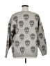Bobeau Print Gray Pullover Sweater Size 1X - photo 2