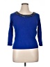 Ruby Rd. Blue 3/4 Sleeve Top Size XL - photo 1