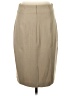 Ann Taylor Solid Tan Formal Skirt Size 4 Petite - photo 2