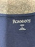 Roaman's 100% Cotton Blue 3/4 Sleeve Top Size 18 (L) - photo 7