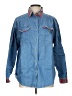 Bill Blass 100% Cotton Blue Long Sleeve Button-Down Shirt Size L - photo 1