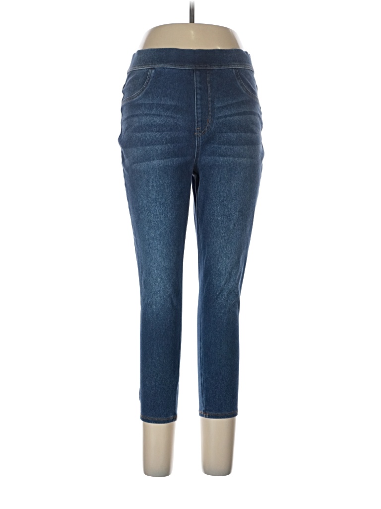 Pre-owned Time And Tru Jeggings In Blue