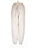 H&M 100% Polyester Ivory Sweatpants Size L - photo 1