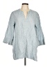 Lands' End Blue Long Sleeve Blouse Size L - photo 1