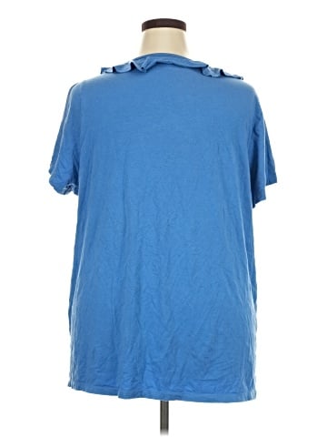 Lands' End Short Sleeve Blouse (view 2)