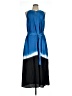 Ann Taylor 100% Polyester Blue Casual Dress Size 12 (tall) - photo 1