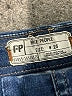 Free People Chevron-herringbone Blue Jeans Size 25 waist - photo 7