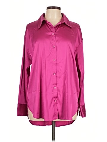 Open Edit Long Sleeve Blouse (view 1)