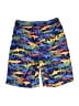 Lands' End 100% Polyester Blue Board Shorts Size 10 - 12 - photo 2