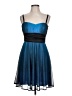 R&M Richards 100% Polyester Blue Cocktail Dress Size 10 (petite) - photo 1