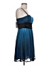 R&M Richards 100% Polyester Blue Cocktail Dress Size 10 (petite) - photo 4