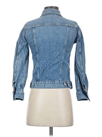 Madewell The Stretch Jean Jacket in Hobson Wash (view 2)