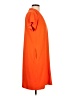 Halogen Solid Orange Casual Dress Size L - photo 4