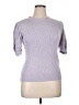 Design History Purple Short Sleeve Turtleneck Size XL - photo 1