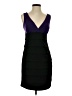 En Focus Studio Color Block Purple Cocktail Dress Size 6 - photo 1