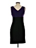 En Focus Studio Color Block Purple Cocktail Dress Size 6 - photo 2