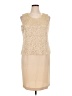 R&M Richards Tan Cocktail Dress Size 16 (petite) - photo 1