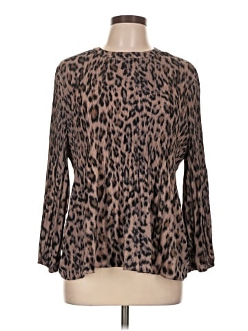 Adrianna Papell Long Sleeve Blouse (view 1)