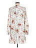 Parker 100% Polyester Floral White Casual Dress Size M - photo 2