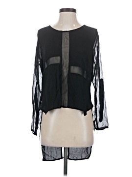 Line & Dot Long Sleeve Blouse
