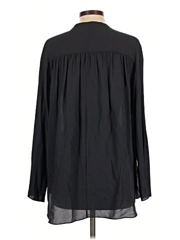 Vince. Long Sleeve Silk Top (view 2)