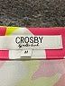 Crosby 100% Polyester Tropical Pink Short Sleeve Blouse Size M - photo 7