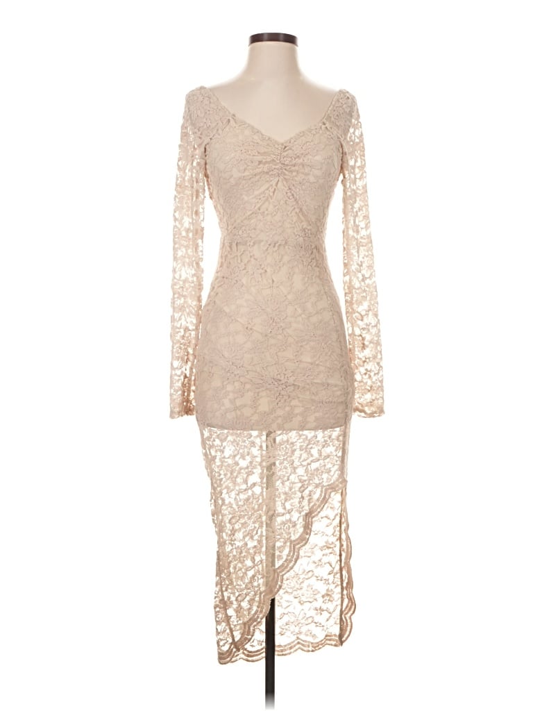 Pre-owned Sage The Label Cocktail Dress In Ivory