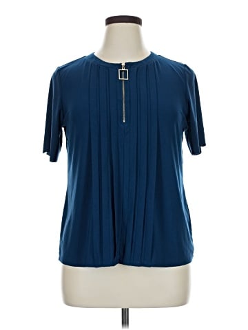 Perseption Concept Short Sleeve Blouse (view 1)