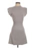 Zara Solid Gray Casual Dress Size S - photo 1