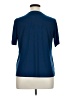 Perseption Concept Blue Short Sleeve Blouse Size XL - photo 2