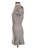 Zara Solid Gray Casual Dress Size S - photo 5