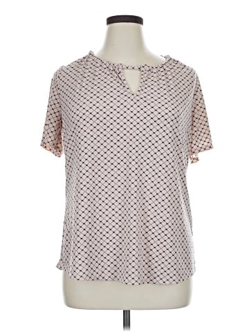 Worthington Short Sleeve Blouse (view 1)