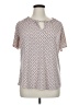 Worthington Silver Short Sleeve Blouse Size XL - photo 1