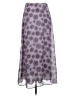 Express 100% Polyester Paisley Purple Casual Skirt Size 3 - 4 - photo 1
