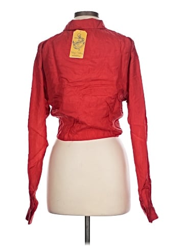 Assorted Brands Long Sleeve Silk Top (view 2)