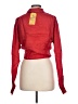 Assorted Brands 100% Silk Red Long Sleeve Silk Top Size L - photo 2